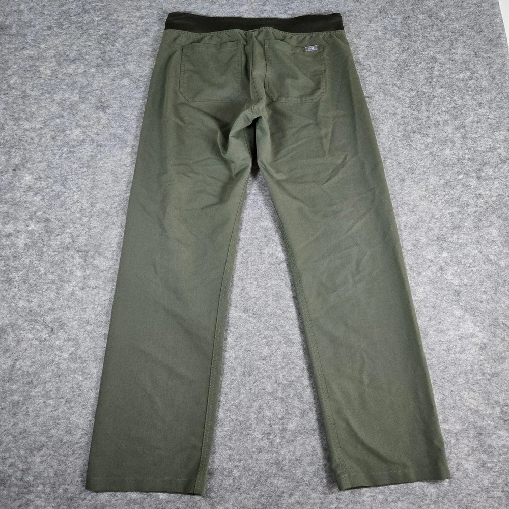 FIGS Mens Green Technical Collection Straight Leg Scrub Pants M